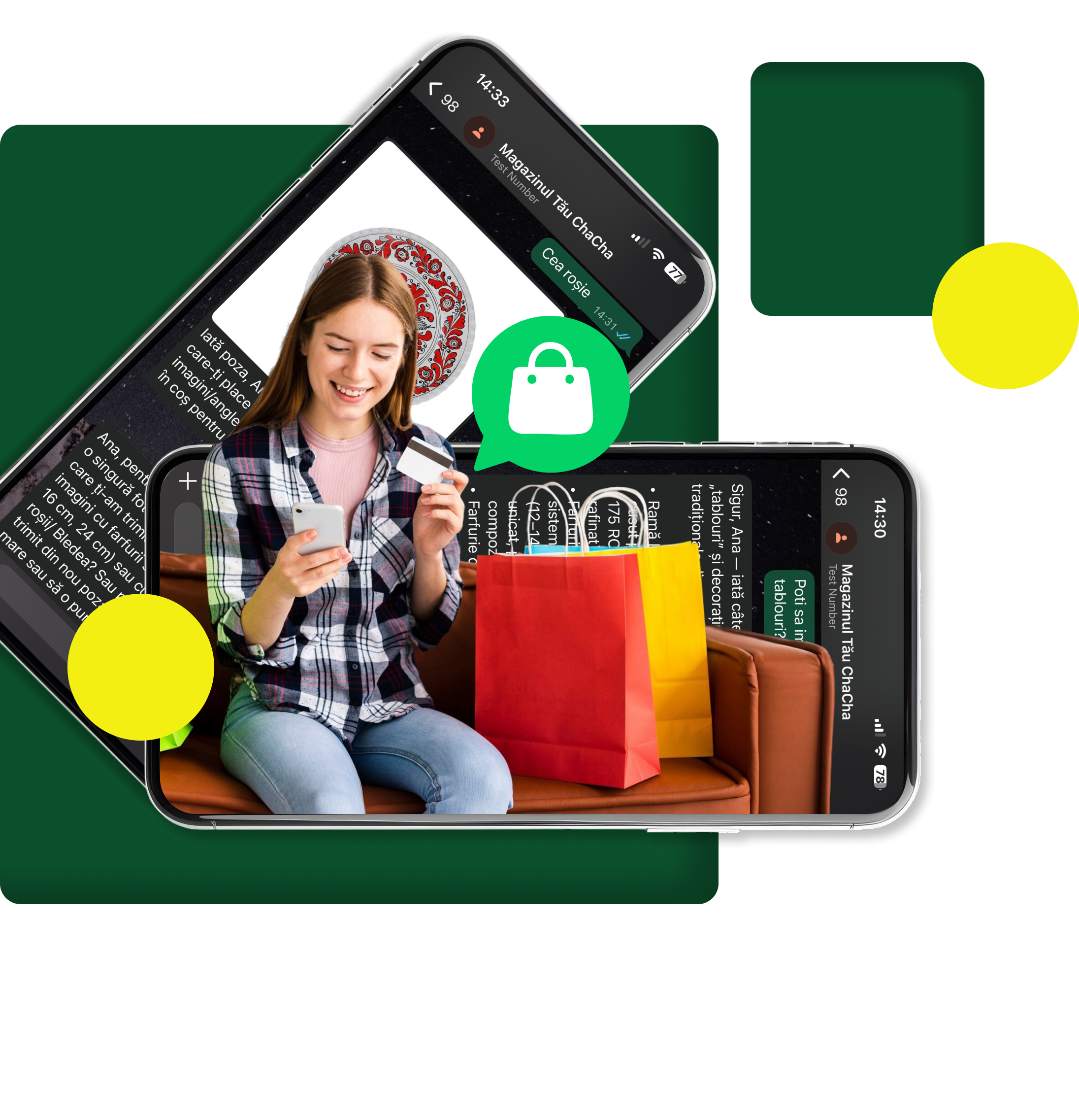 ChaCha AI shopping assistant on WhatsApp